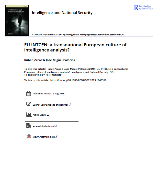 EU INTCEN: una cultura europea transnacional de análisis de inteligencia?